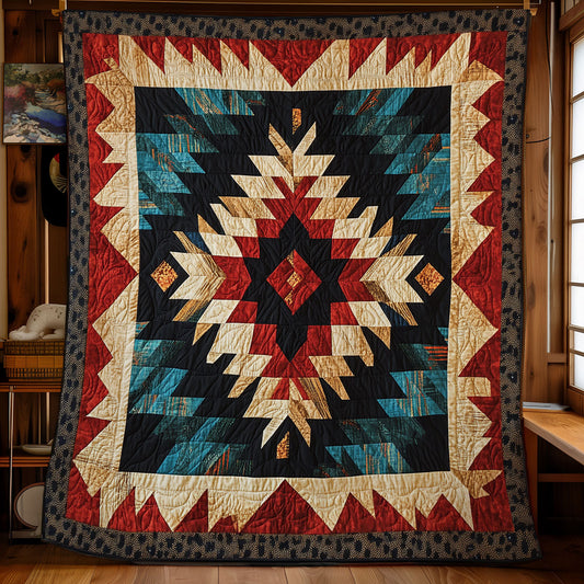 Native American Tribal Pattern WU2001073CL Quilt