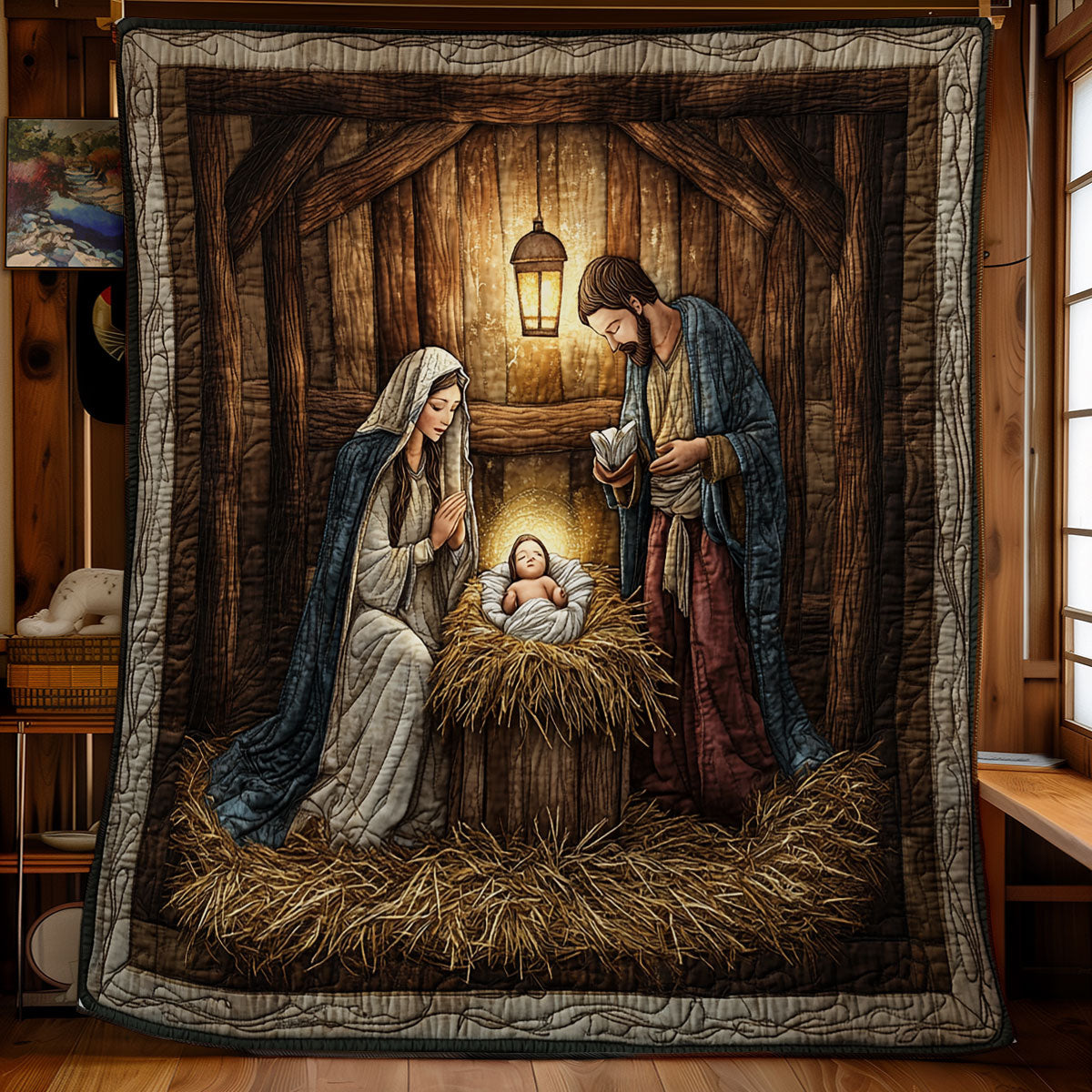 Nativity Of Jesus WU1401041CL Quilt