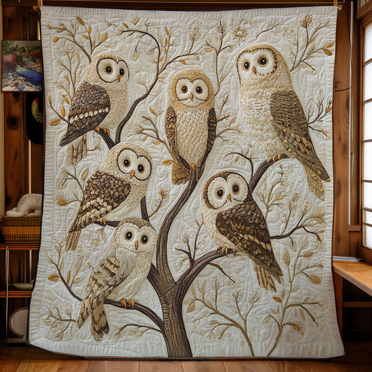 Owl Gang WU1601037CL Quilt