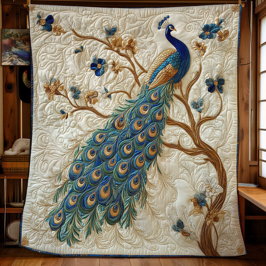 Peacock Ethereal Elegance WU1203076CL Quilt