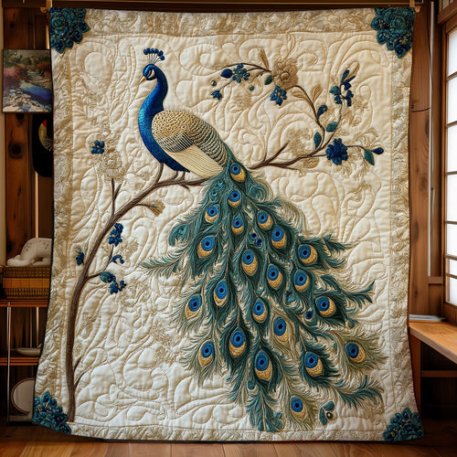 Peacock Royal Plumage WU1203072CL Quilt