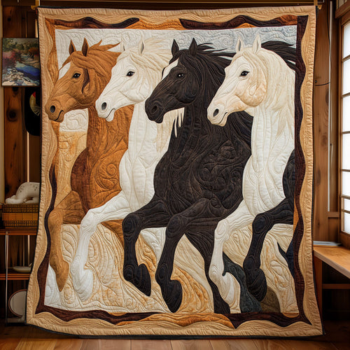 Racing Horse WU0502070CL Quilt