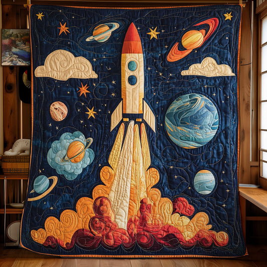 Rocket In The Galaxy WU0301002CL Quilt