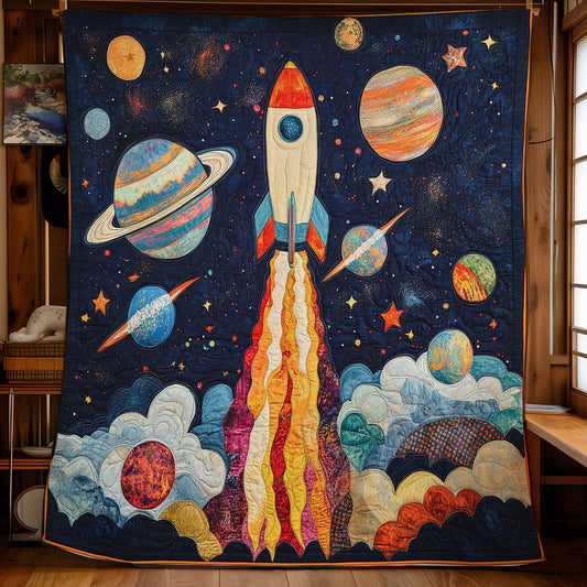 Rocket In The Galaxy WU1002012CL Quilt