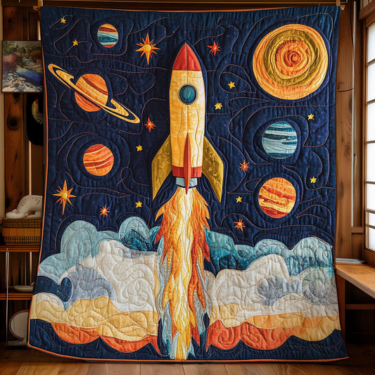 Rocket In The Galaxy WU1002014CL Quilt