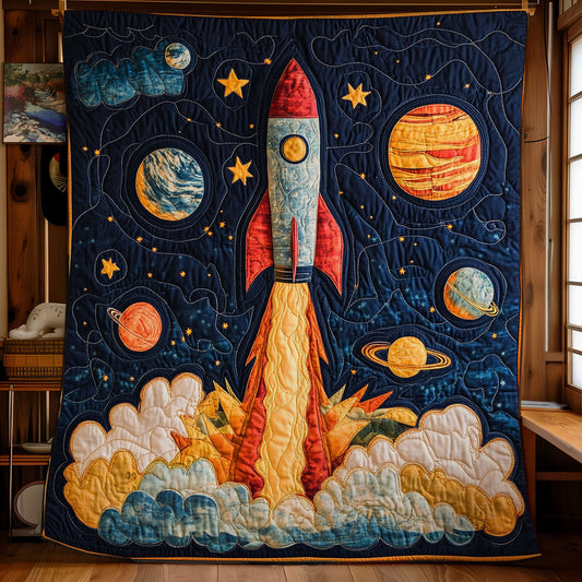 Rocket In The Galaxy WU1002016CL Quilt