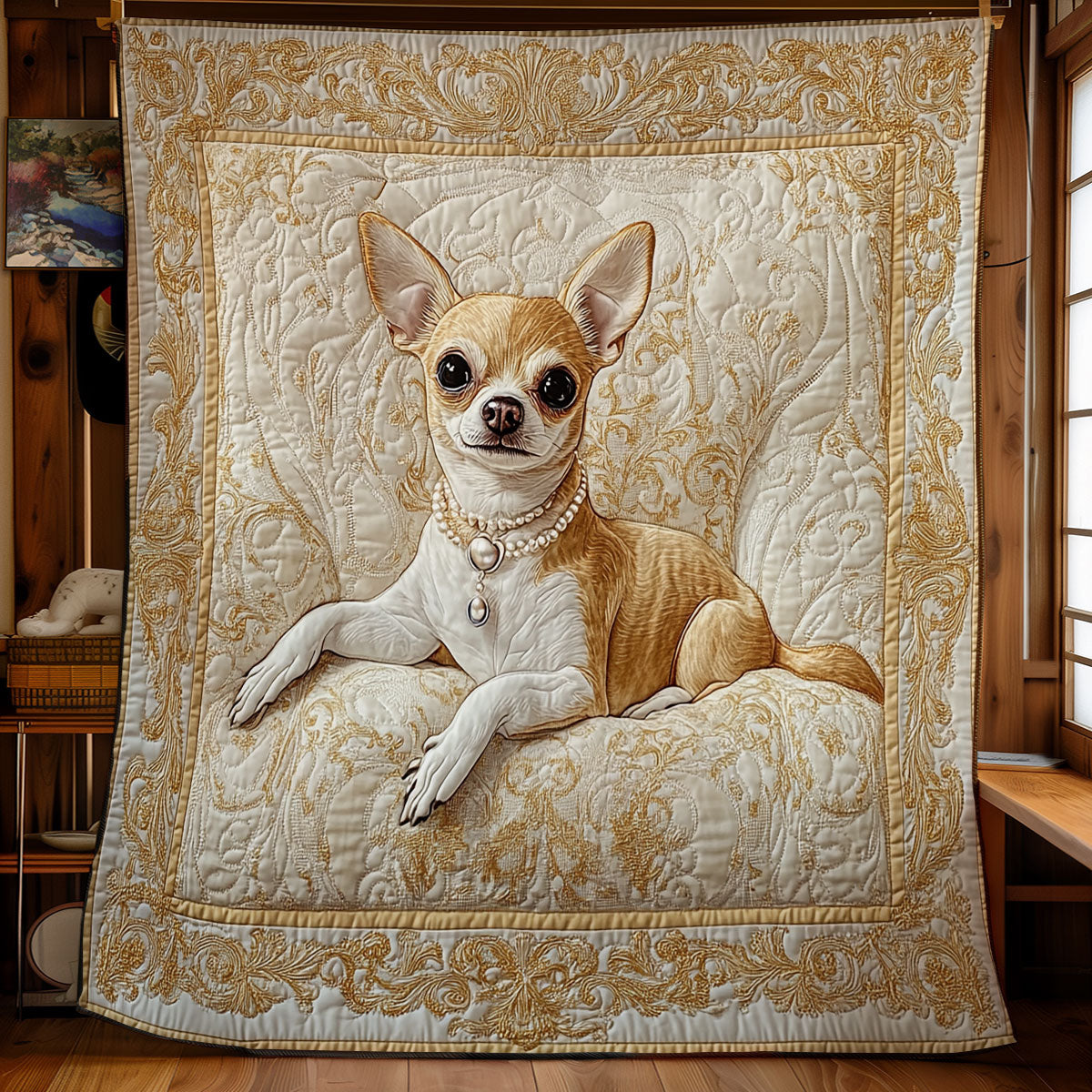 Royal Chihuahua WU0502036CL Quilt