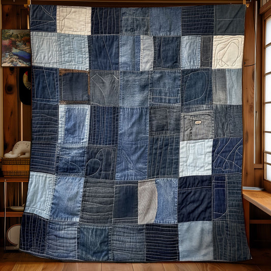 Rustic Denim Dreams WU1203033CL Quilt