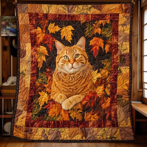 Taby Cat Autumn Vibes WU0101015CL Quilt