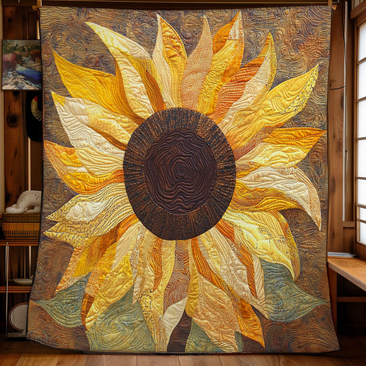 Timeless Sunflower WU0602073CL Quilt