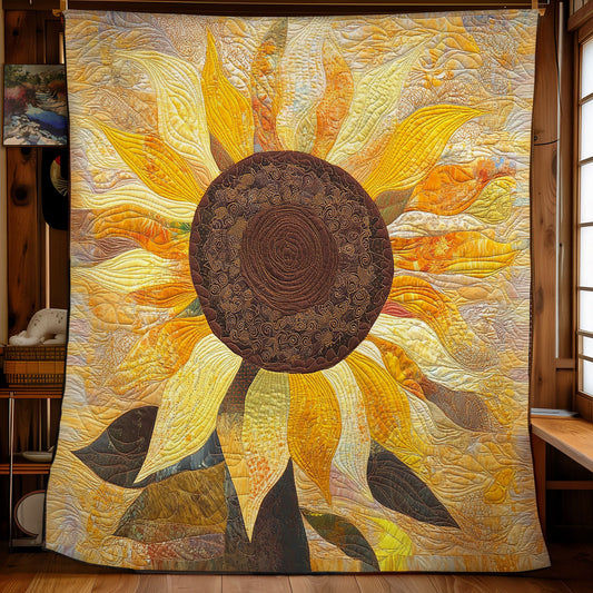 Timeless Sunflower WU0602076CL Quilt