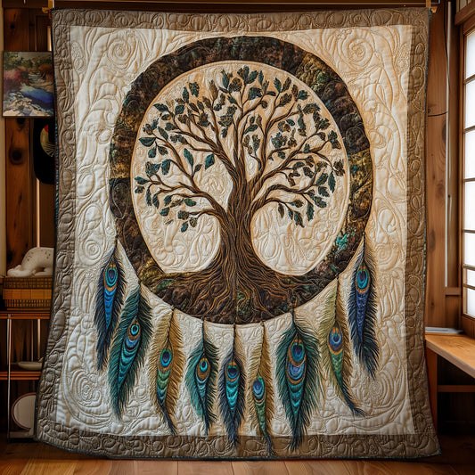 Tree Of Life Dreamcatcher WU0502073CL Quilt