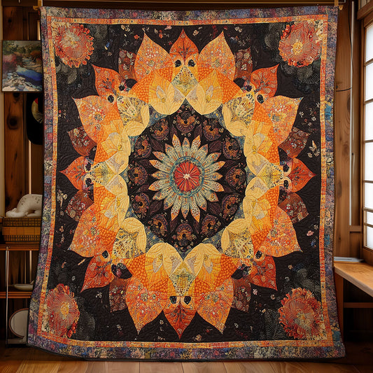 Vibrant Mandala WU2001082CL Quilt