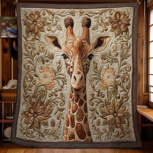 Vintage Giraffe WU0401014CL Quilt