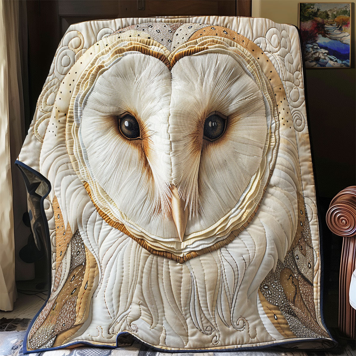 Barn Owl WU0201037CL Quilt