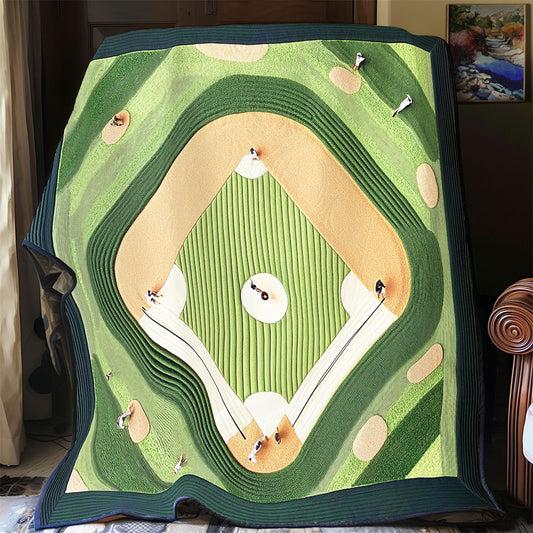 Baseball Field WU1501001CL Quilt