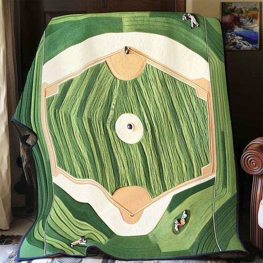 Baseball Field WU1501004CL Quilt