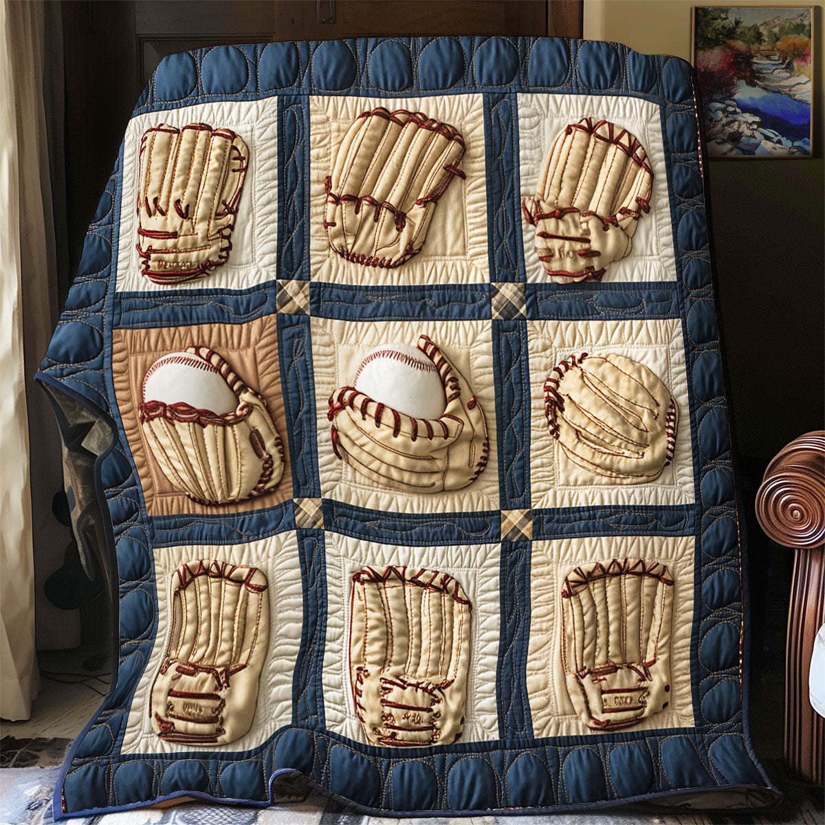 Baseball Gloves WU0201020CL Quilt