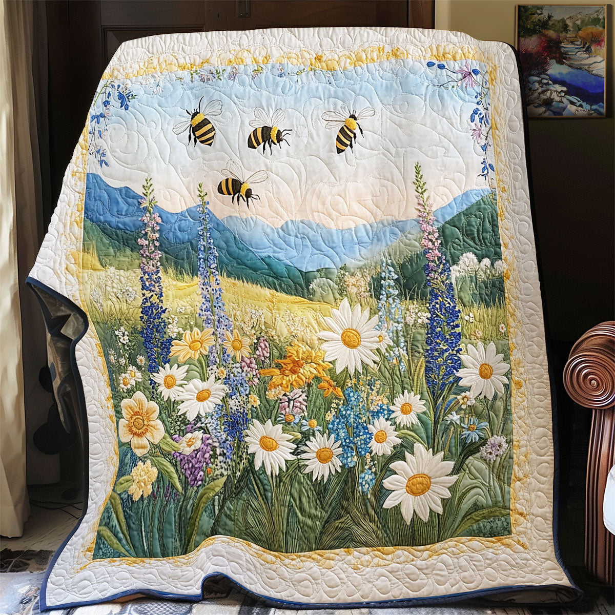 Bee And Spring WU1203098CL Quilt