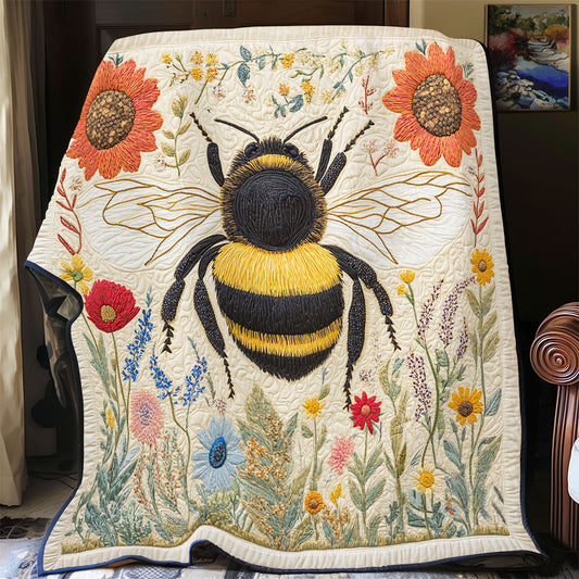 Bee Dance Of Honey WU1203061CL Quilt