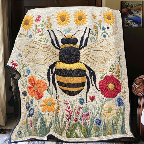 Bee Dance Of Honey WU1203063CL Quilt