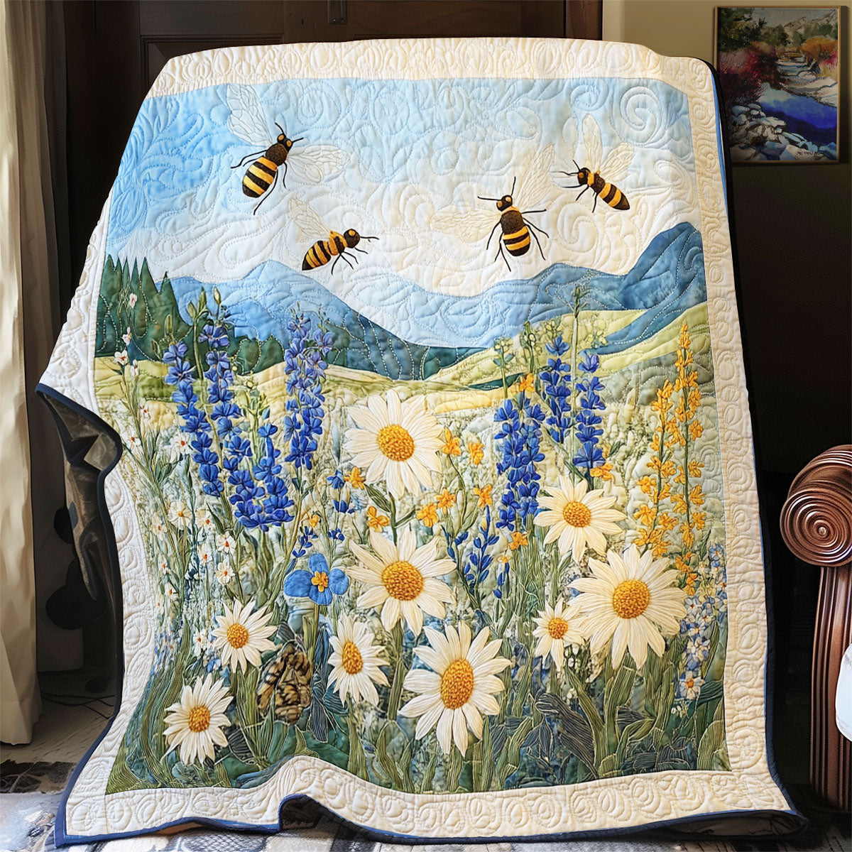 Bee Meadow WU1203104CL Quilt