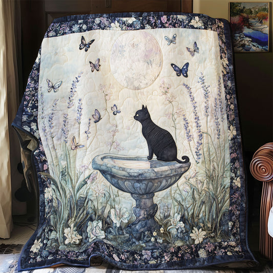 Black Cat’s Secret Garden WU1303154CL Quilt