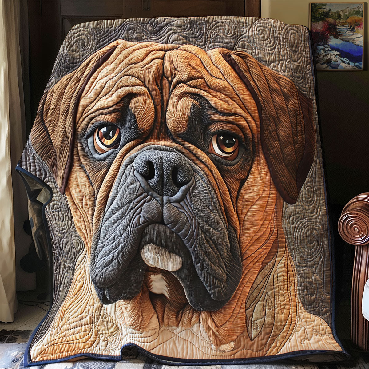 Bullmastiff WU1302058CL Quilt