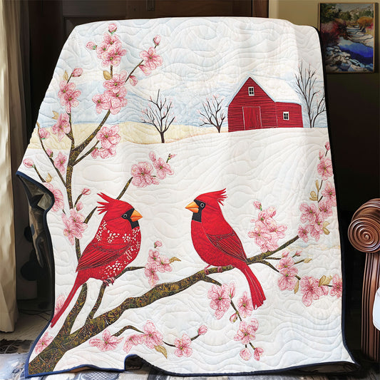 Cardinal Together Forever WU1002032CL Quilt