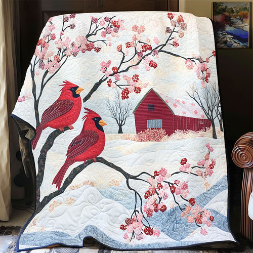 Cardinal Together Forever WU1002037CL Quilt