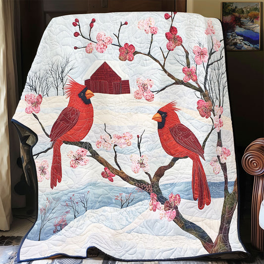 Cardinal Together Forever WU1002040CL Quilt