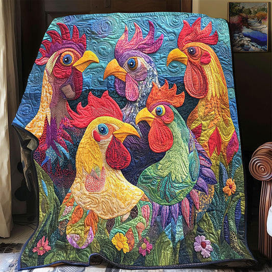 Chicken Gang WU0301032CL Quilt