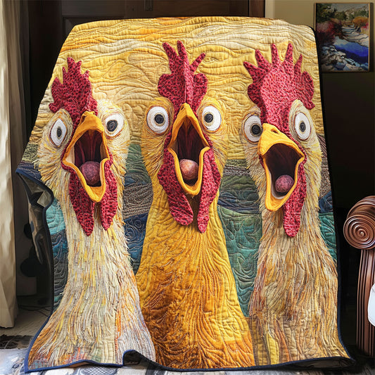 Chicken Squawk WU1302031CL Quilt