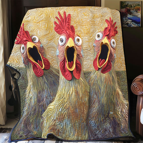 Chicken Squawk WU1302035CL Quilt