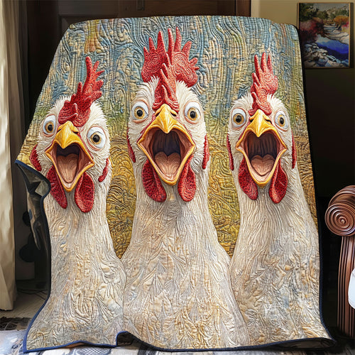 Chicken Squawk WU1302037CL Quilt