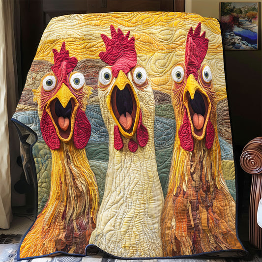 Chicken Squawk WU1302038CL Quilt