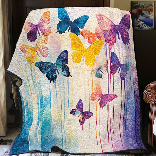 Colorful Butterflies WU0602085CL Quilt