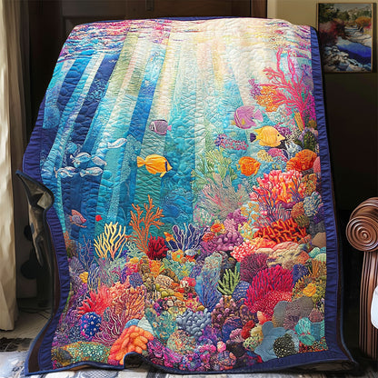 Coral Under The Waves WU1303144CL Quilt