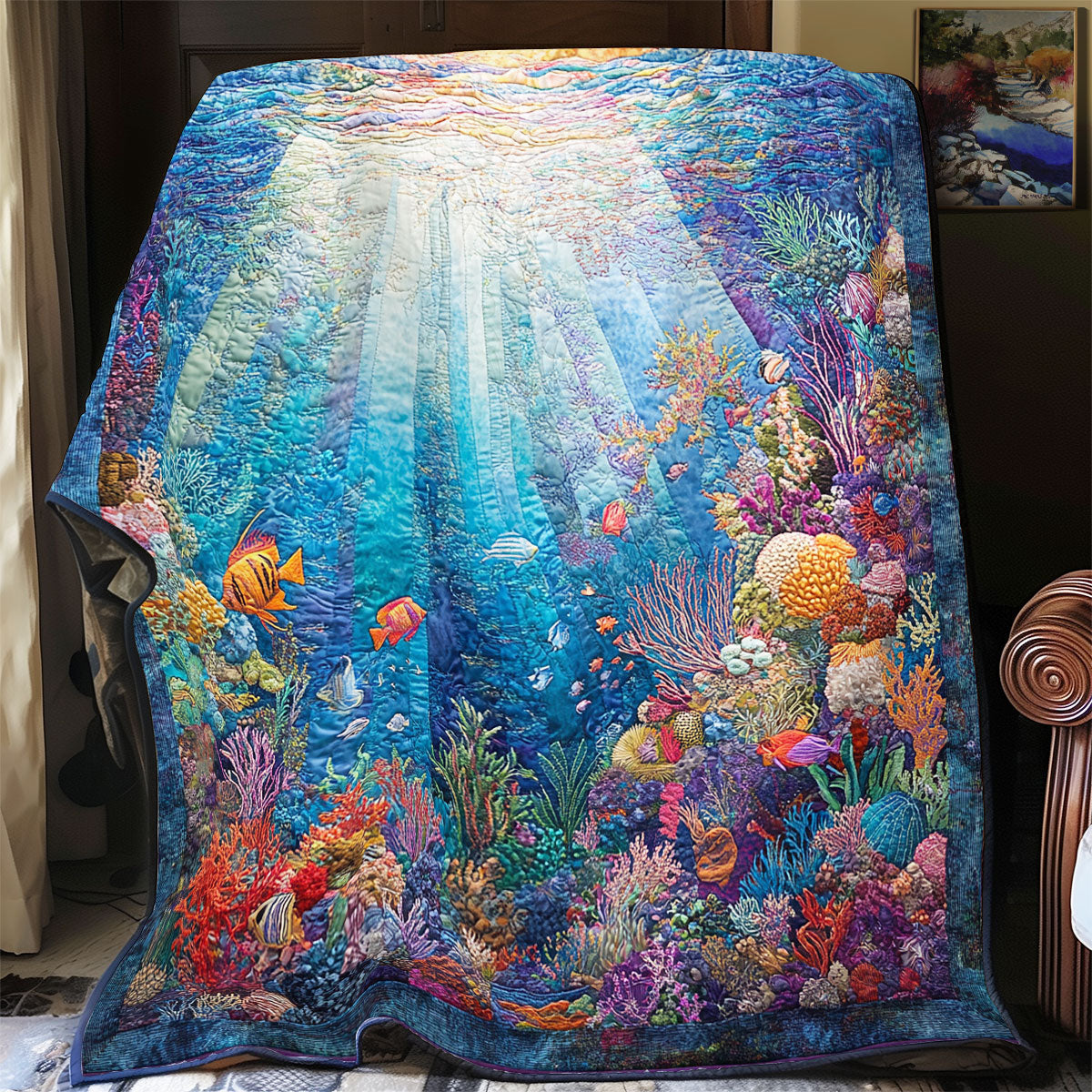 Coral Underwater Symphony WU1303100CL Quilt