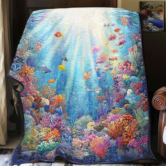 Coral Underwater Symphony WU1303102CL Quilt