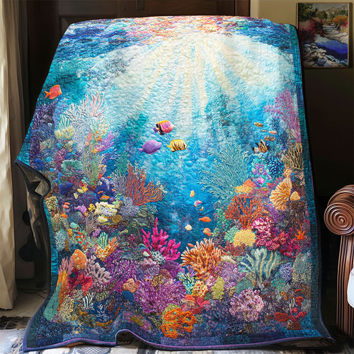 Coral Underwater Symphony WU1303103CL Quilt