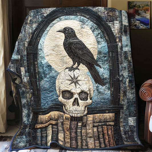 Crow And Skull WU0301007CL Quilt