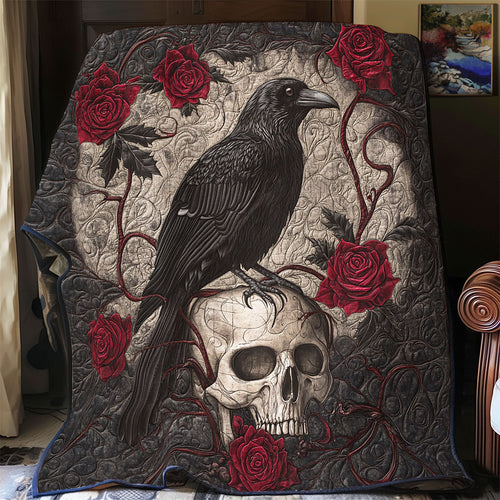 Crow And Skull WU0301083CL Quilt