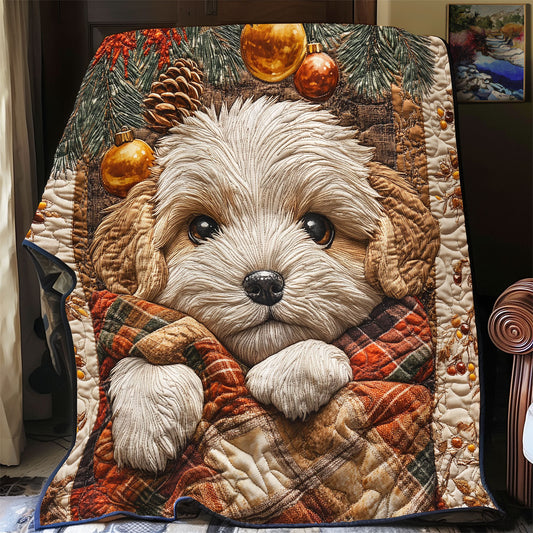 Cutie Puppy WU1302048CL Quilt