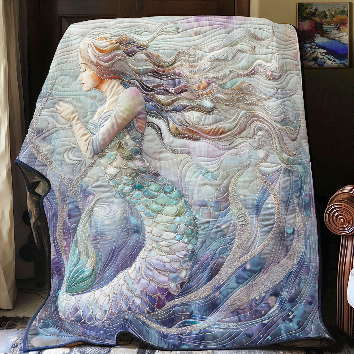 Dreamy Mermaid WU0201027CL Quilt