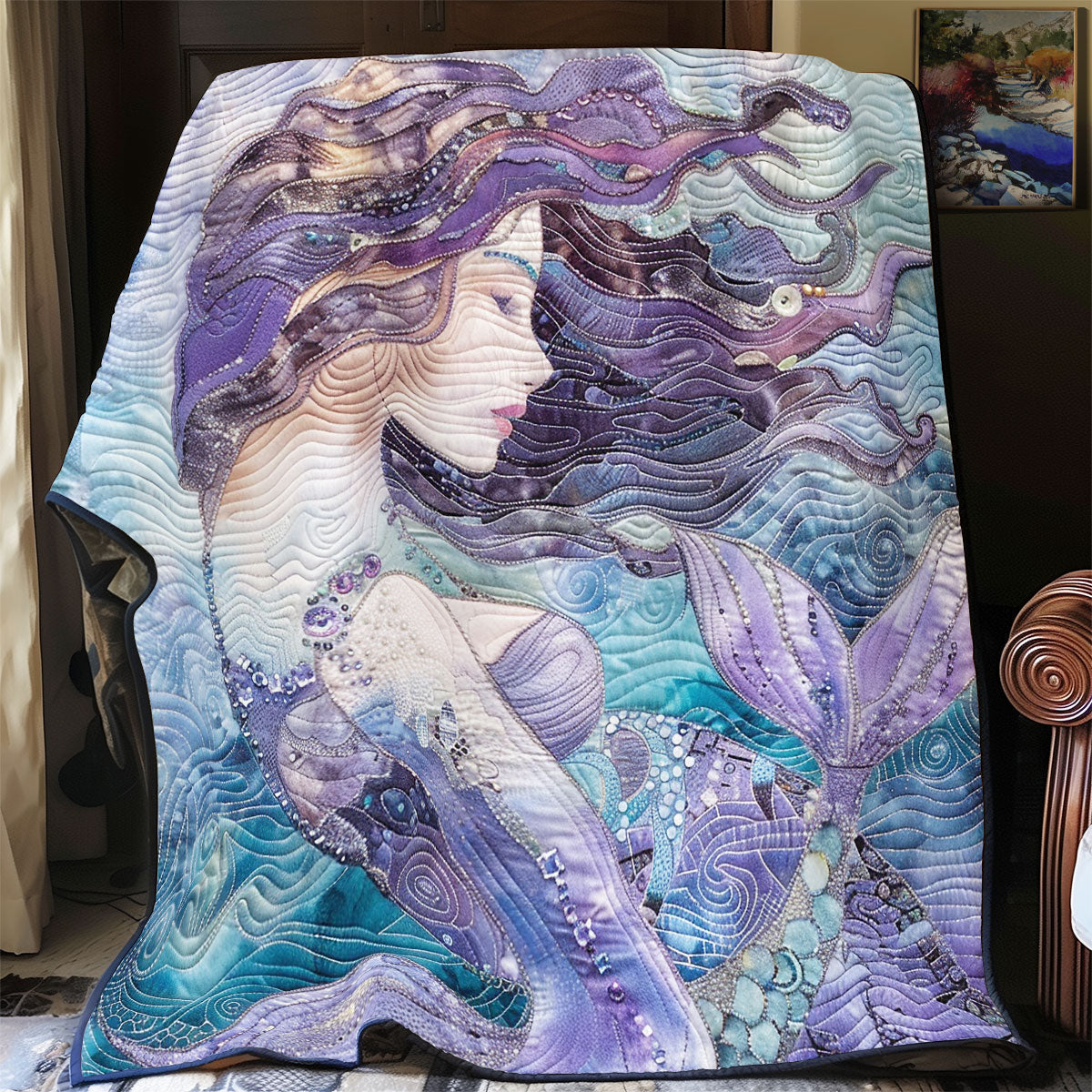 Dreamy Mermaid WU0201029CL Quilt