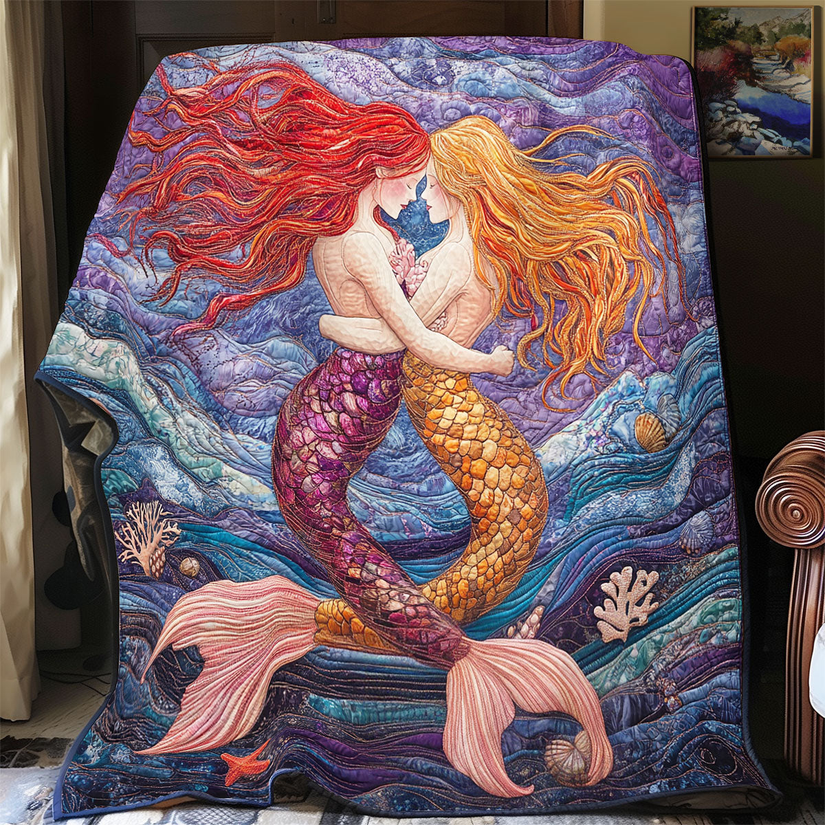 Dreamy Mermaid WU0601015CL Quilt