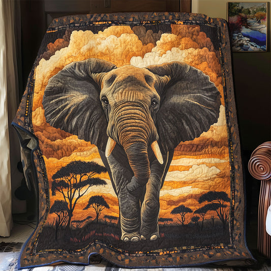 Elephant Savanna Dreams WU1303075CL Quilt