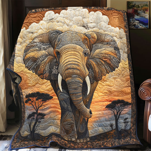 Elephant Savanna Dreams WU1303077CL Quilt