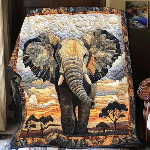 Elephant Soul Of The Savannah WU1303079CL Quilt